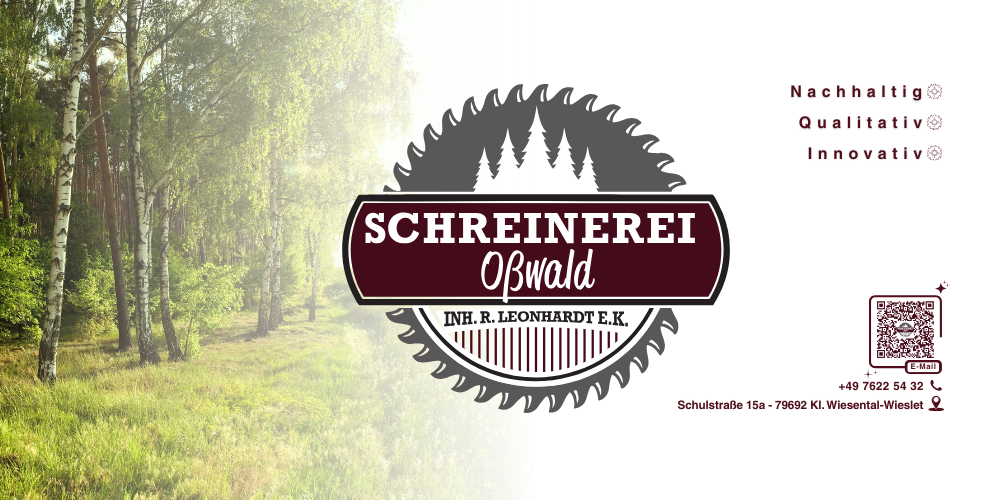 Schreinerei Oßwald Banner RBC